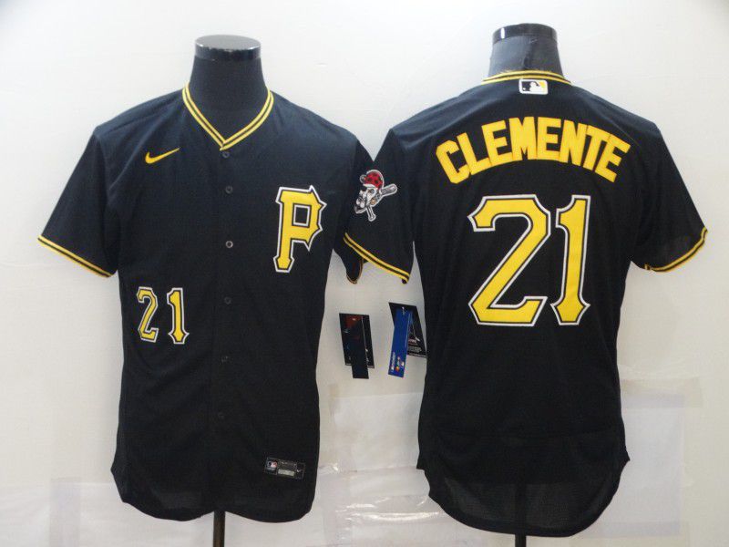 Men Pittsburgh Pirates #21 Clemente Black Elite Nike MLB Jerseys->new york mets->MLB Jersey